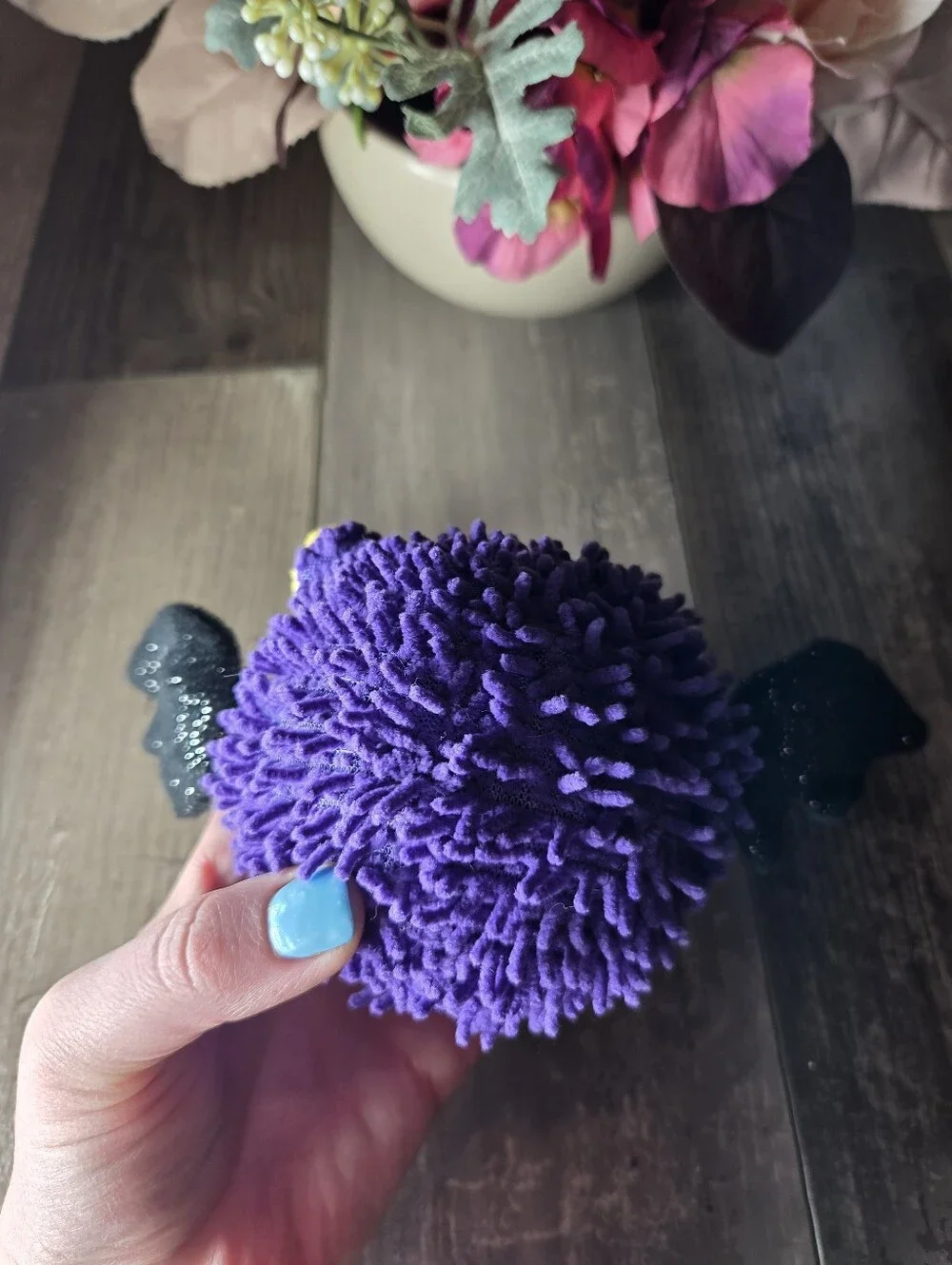 NWT Halloween Purple Bat Dog Toy – Squeaky Plush